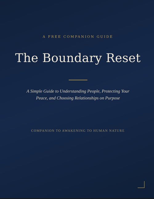 The Boundary Reset